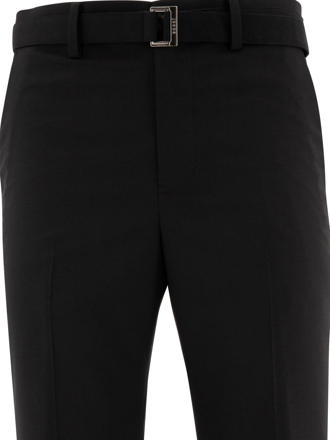 Sacai Belted Trousers - Black | 116eb74e0a5d78d0e0c5d208eac4220ebfa6cd98