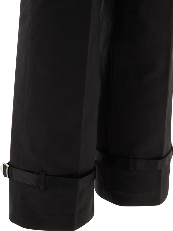 Sacai Belted Trousers - Black | 2bc6bca83778c9c5a5e662dbedce11b3c1886e79