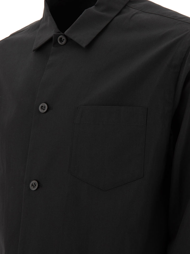 Sacai Shirt With Pocket Shirts - Black | 274bddb8ae3e46e352f27fe3d127a4379154f0a7