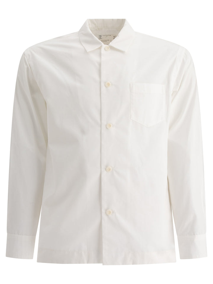 Sacai Shirt With Pocket Shirts - White | d2369dfac2eb63c47782c3187709319f19d2b015