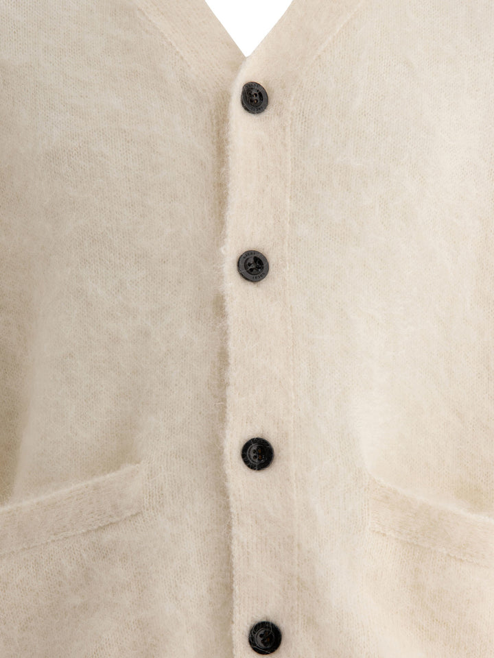 Sacai Gonz Mohair Knit Knitwear - White | 888fc05634df60adff8911ef36d6d11053e158cd