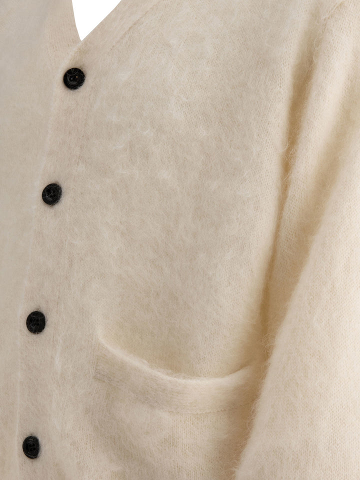 Sacai Gonz Mohair Knit Knitwear - White | aa6c5d5f7d73865cb81aeaeb68e483e5bb817b5e