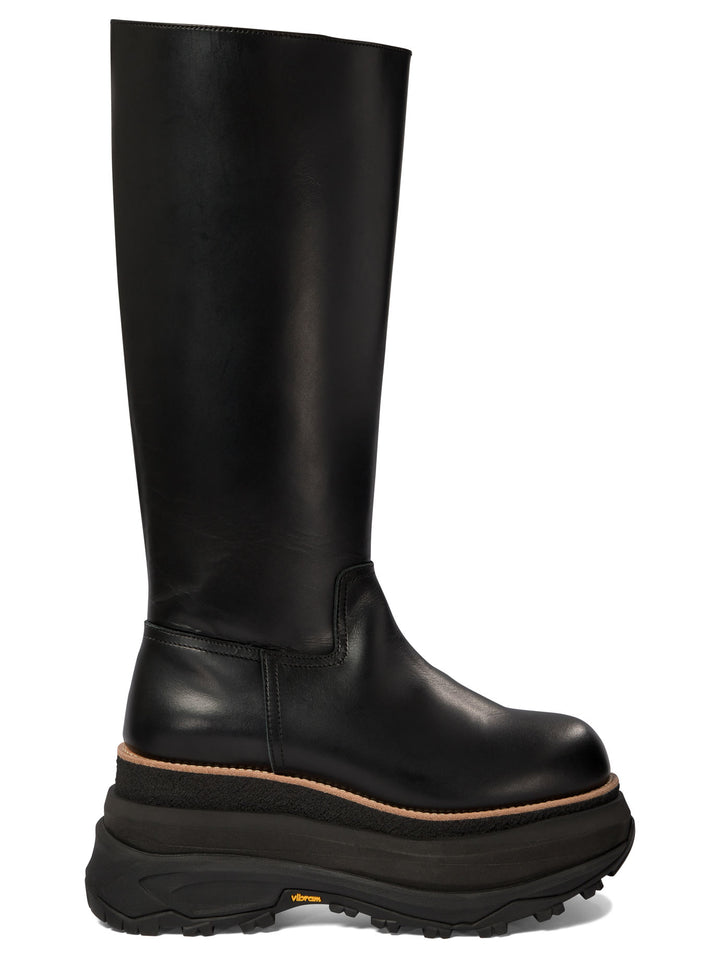 Sacai Long Boots - Black | 3b650f4e11efaa3484644ecc2546d9f85b3e29ab
