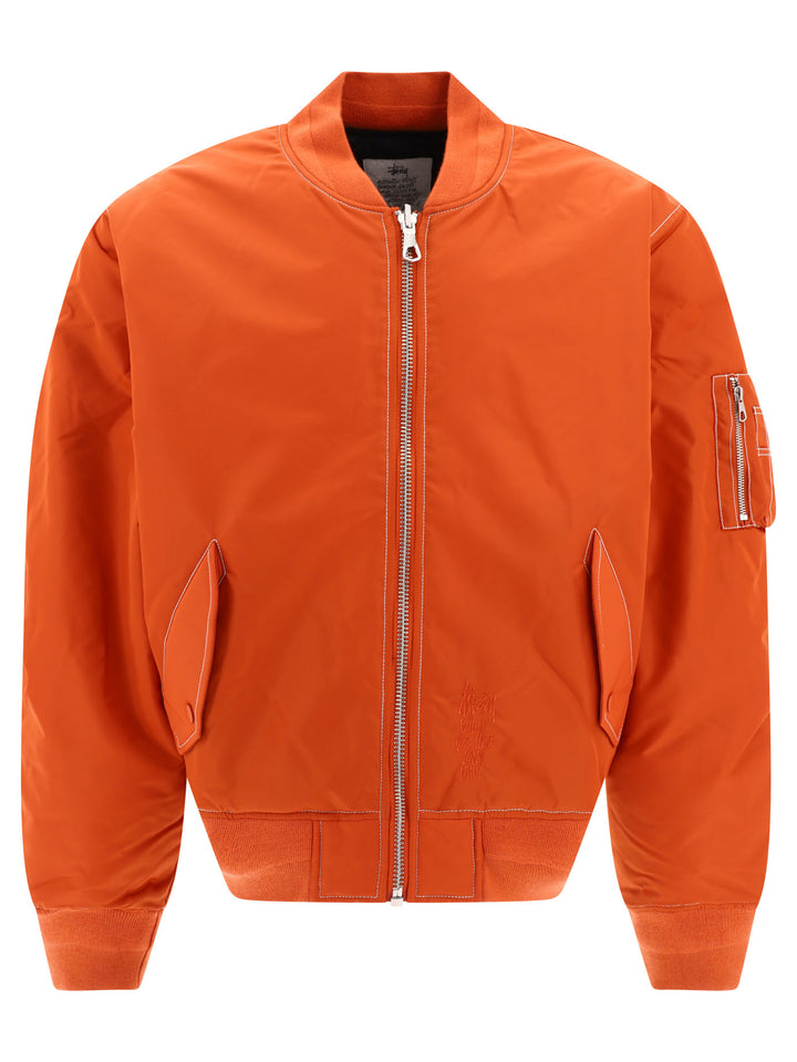 StüSsy Jackets & Coats Jackets and Coats - Orange | 20a08f5a73df6b42dd9ae27a0d14b87749a7de56