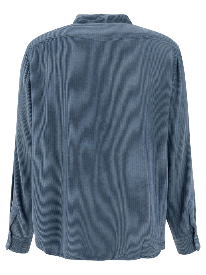 Stockholm Surfboard Club Corduroy Shirt Shirts - Blue | 8b45158e9e4a3432d9a5e89510952ae32468448b