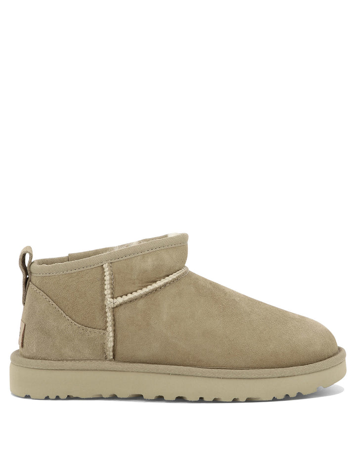 Ugg Classic Ultra Mini Boots and Ankle Boots - Beige | f74611dc86926f23e021b0d523116d8f9e7ca169