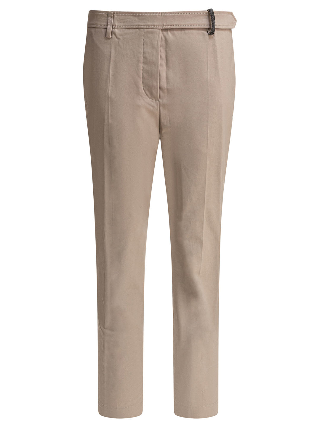 Brunello Cucinelli Boyfit Trousers - Beige | a1c8c2fa4f4dba819b14a315fd36c9b9eac4bc43