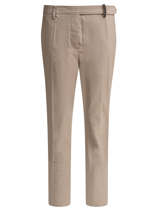 Boyfit Trousers Beige