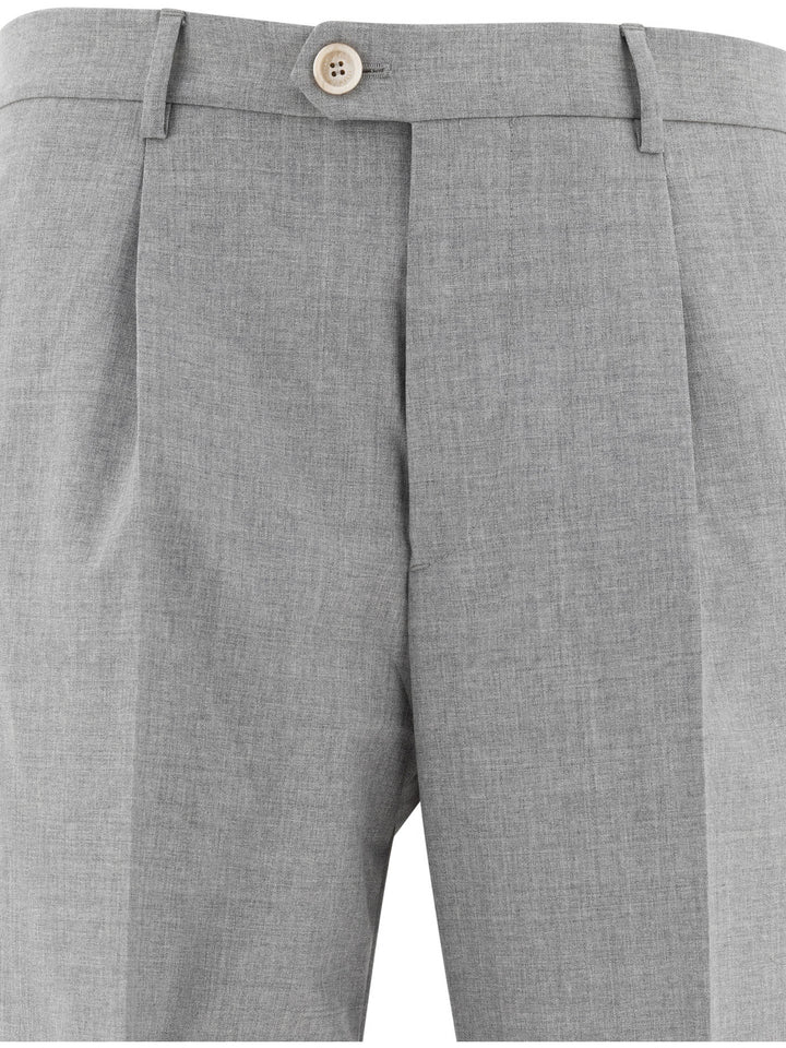 Brunello Cucinelli Classic Trousers - Grey | 3460050cb9cfef2eaeeb039355414b73e172bb90