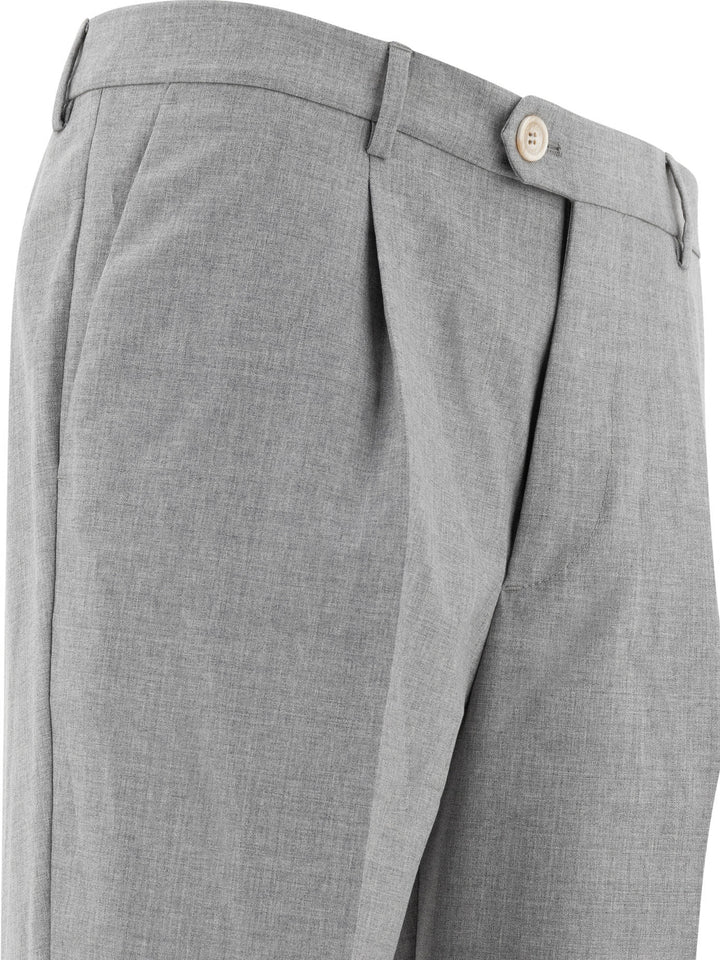 Brunello Cucinelli Classic Trousers - Grey | 156bad381122e8b178ade55bd060b6bafbdc5bf1