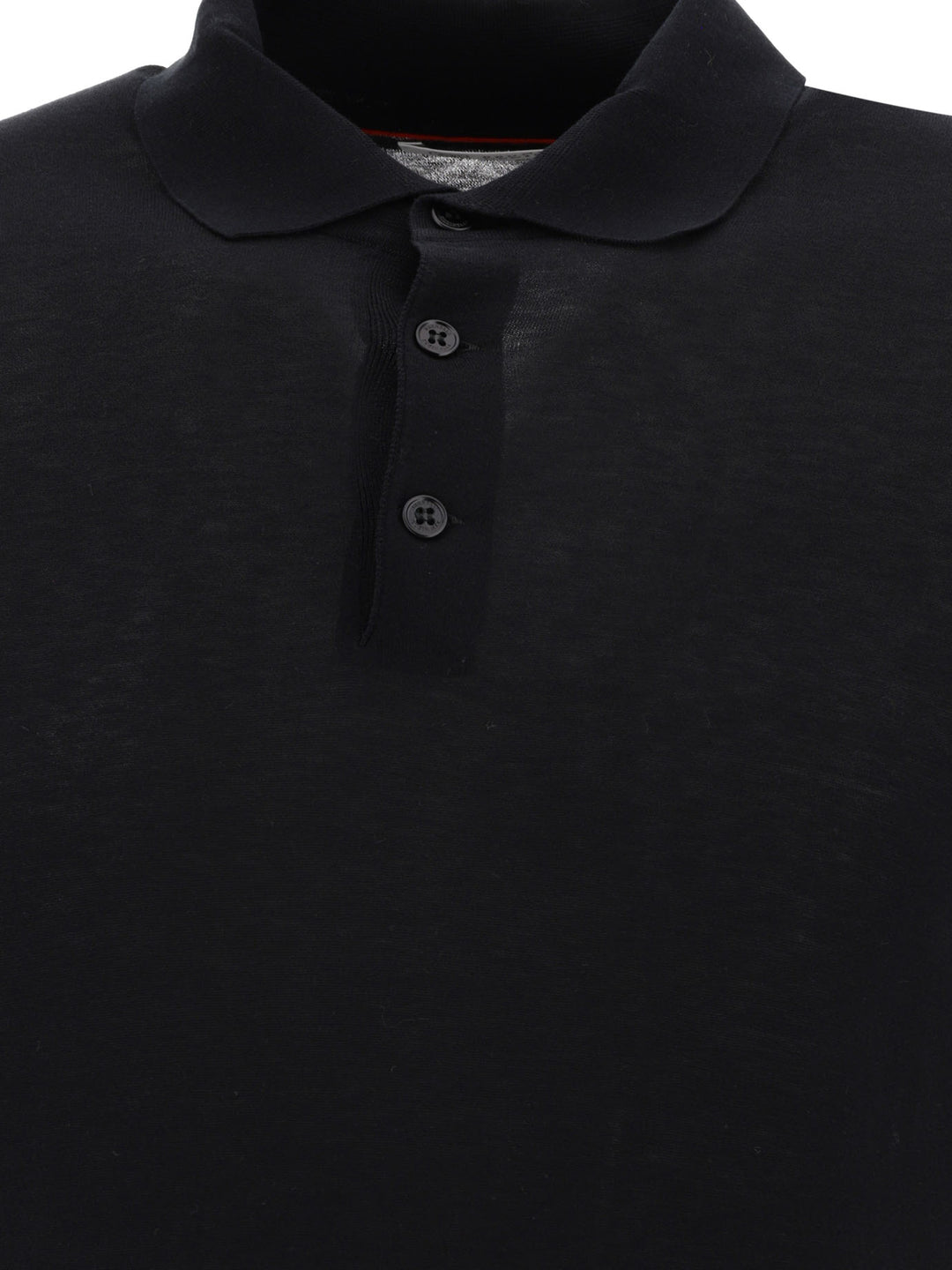 Brunello Cucinelli Cotton And Silk Polo Shirt Polo shirts - Black | 5795585115aaca58b44c872cbfbeabb9feaf5176
