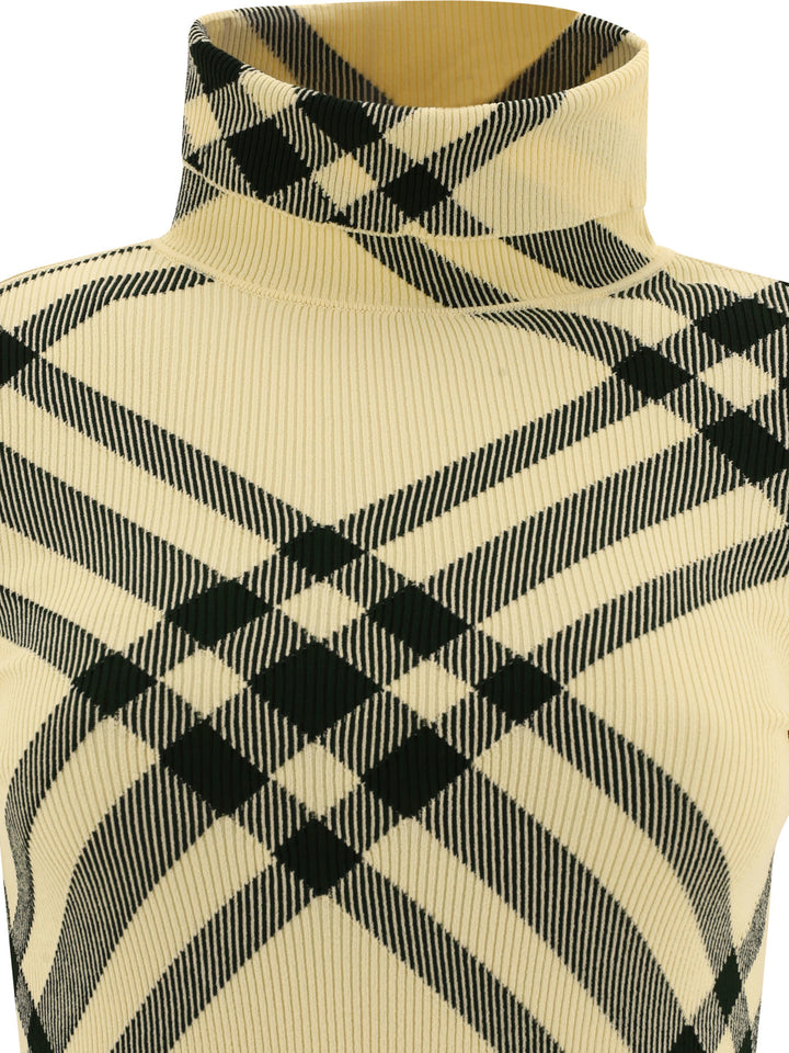 Burberry Check Knitwear - Beige | 4f6065890bb71b3194727636eaa523ebd5257c83
