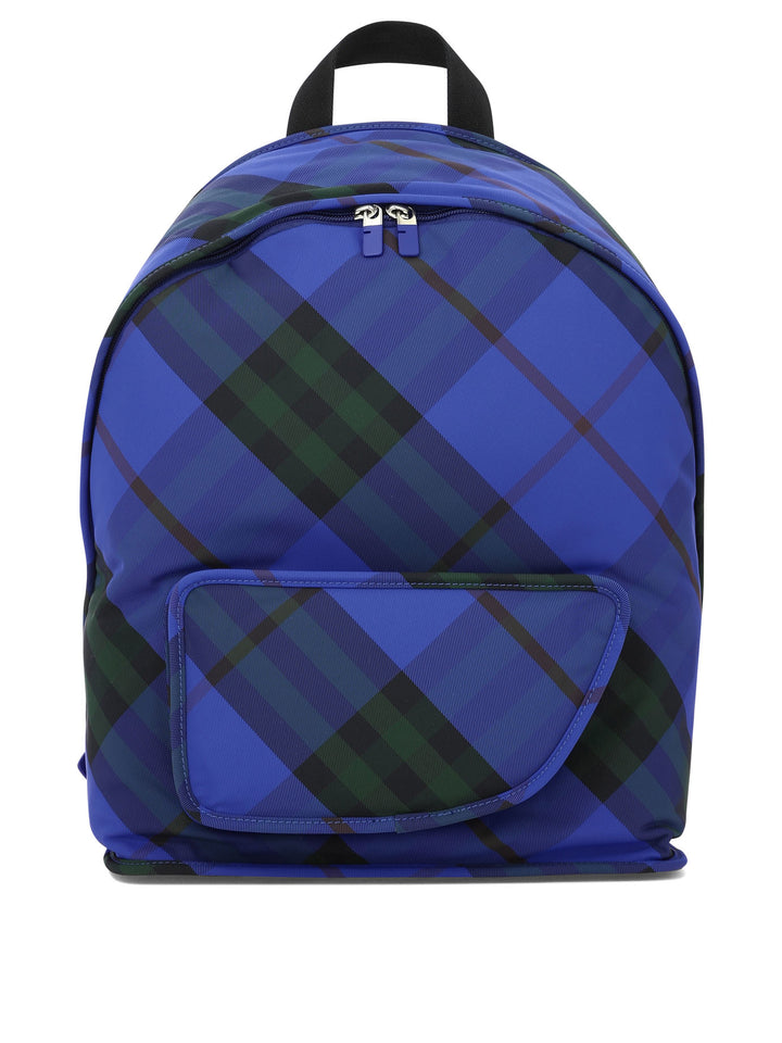 Burberry Check Backpacks & Travels - Blue | 6ce040ac5eae6defb98c3b59466b6433cb8aefb1