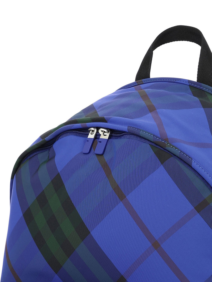 Burberry Check Backpacks & Travels - Blue | 2428621ee78887905980bdd9d8486c7181799143