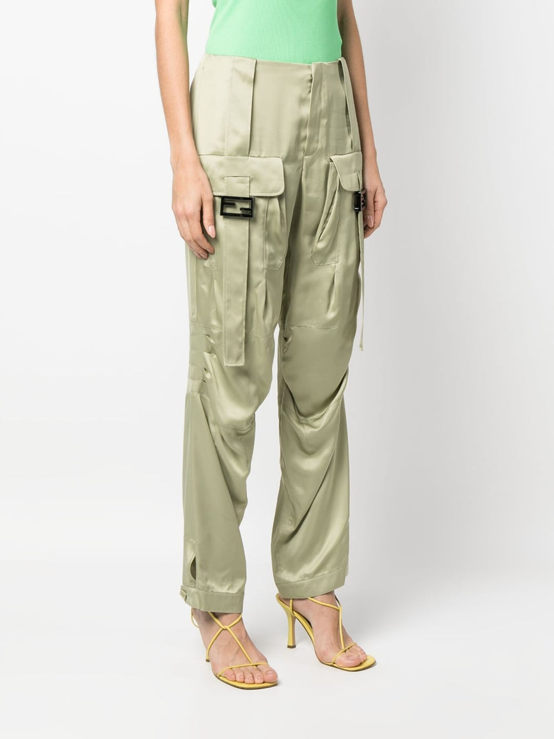 Fendi  Trousers - Green | 236963e810366c5b2e1b77b977814644a1f6a55e
