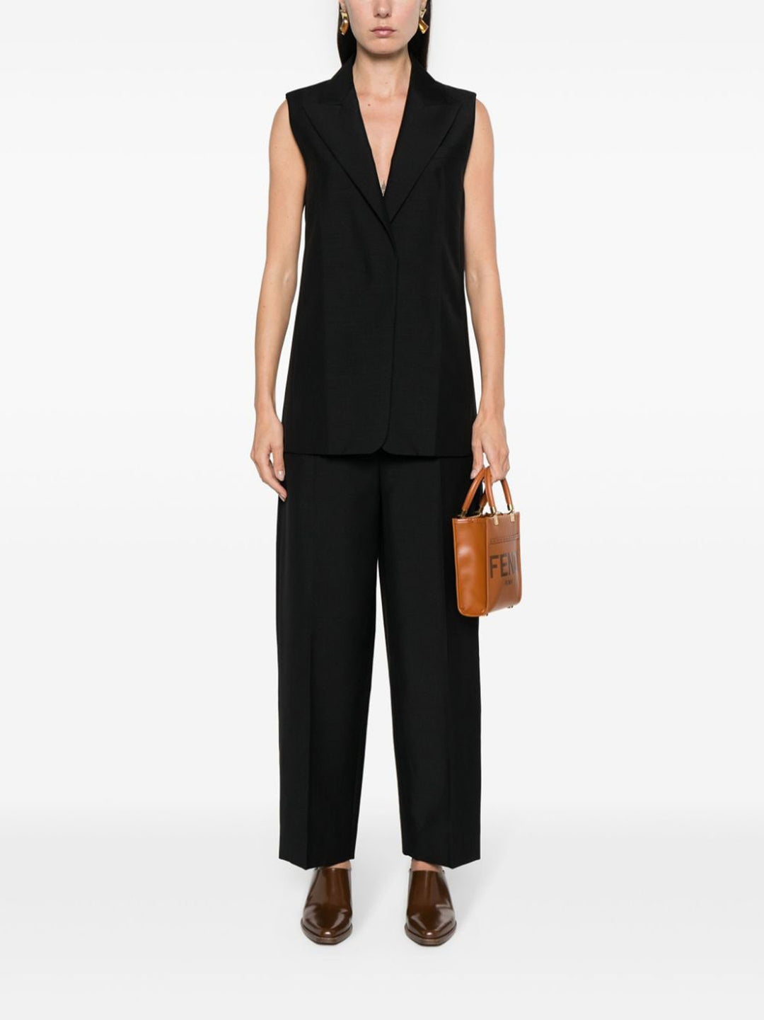 Fendi  Trousers - Black | c07c0279e62df8594c7f07a0b019bcbbfb9babb5