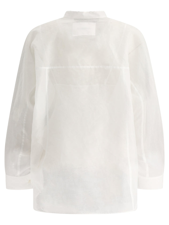 Jil Sander Shirt With Petticoat Shirts - White | a3cd6230a8af7d1ae137bb94892facd1530f56a6