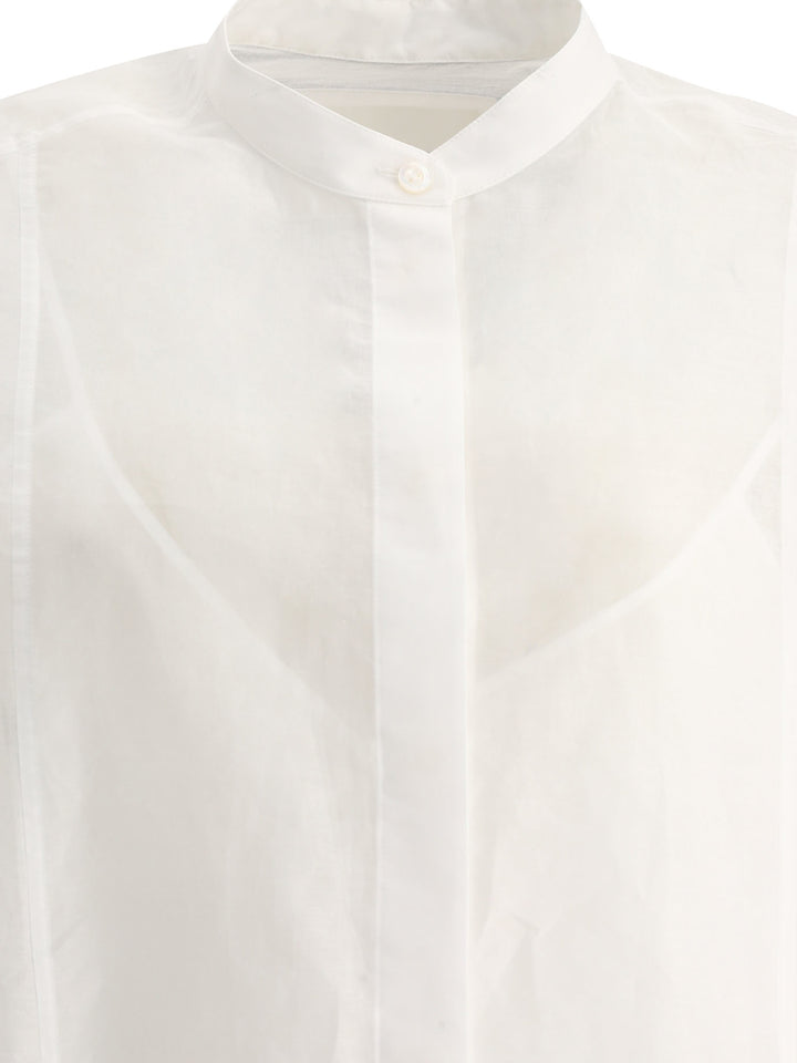 Jil Sander Shirt With Petticoat Shirts - White | 5bccd4574783d5ecc02fabb02fdd3481bd6020f5