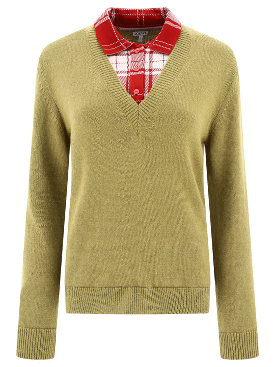 Trompe L Knitwear Green