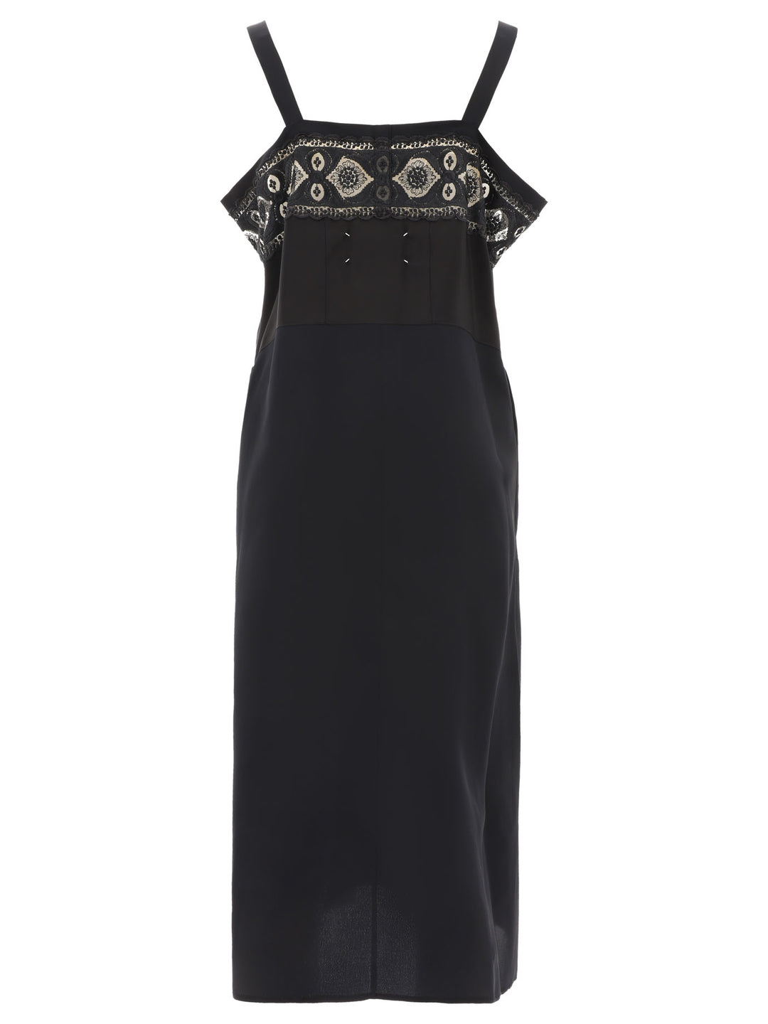 Maison Margiela Embroidered Dress Dresses - Black | f1398f0e8eff6416302e3909dd36d7a718c999c0