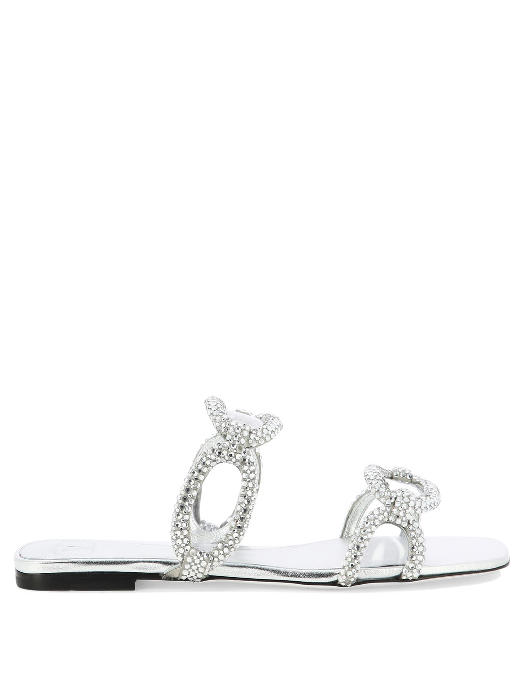 Valentino Garavani  Sandals - Silver | 9e7bdcb76bae02e331d4a44d9b1a8db4d0a05a02
