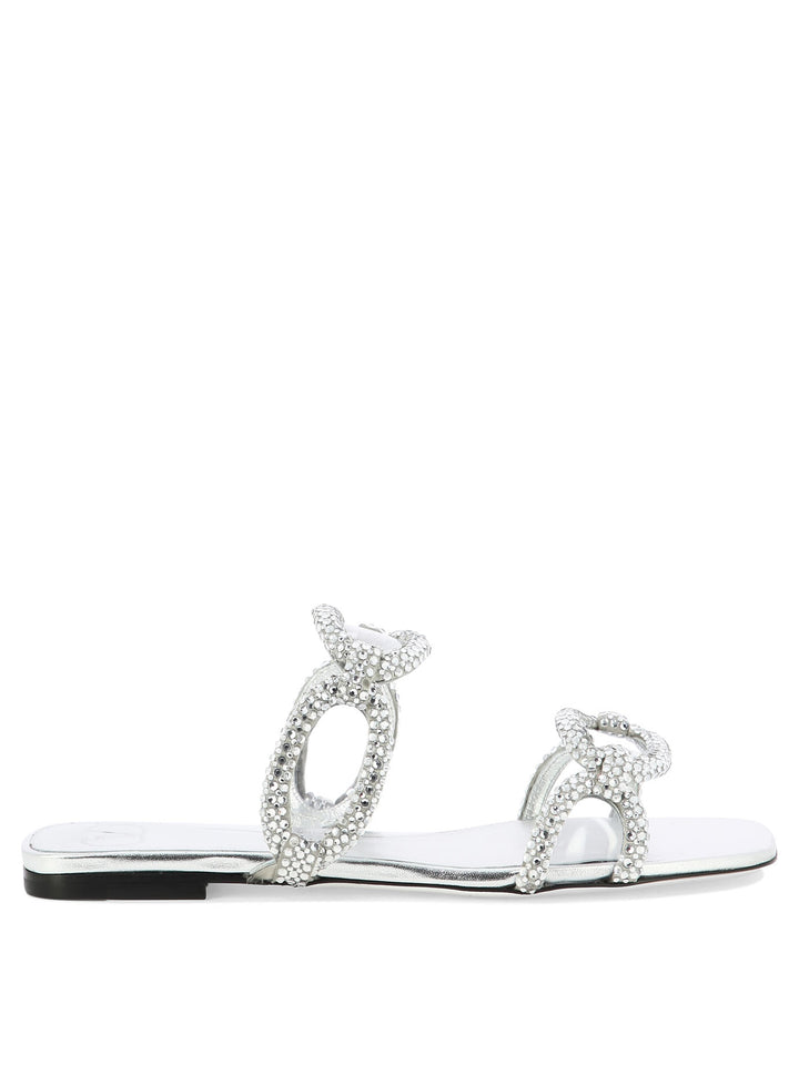 Valentino Garavani  Sandals - Silver | 9e7bdcb76bae02e331d4a44d9b1a8db4d0a05a02