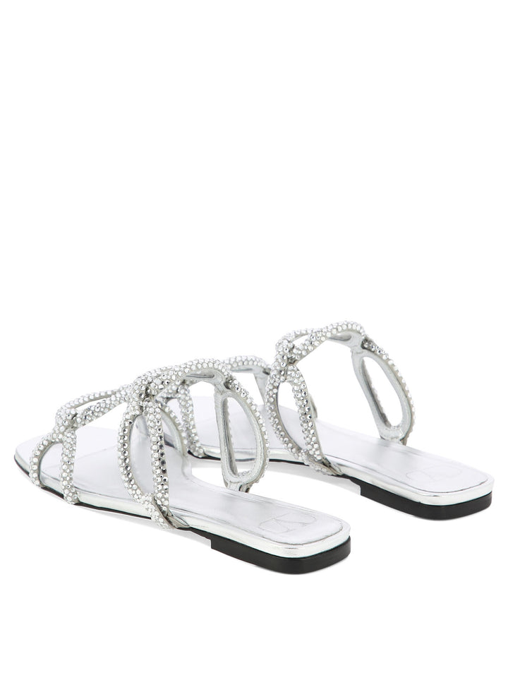Valentino Garavani  Sandals - Silver | 589f5bca46da83d655a117c24894389df8de8805