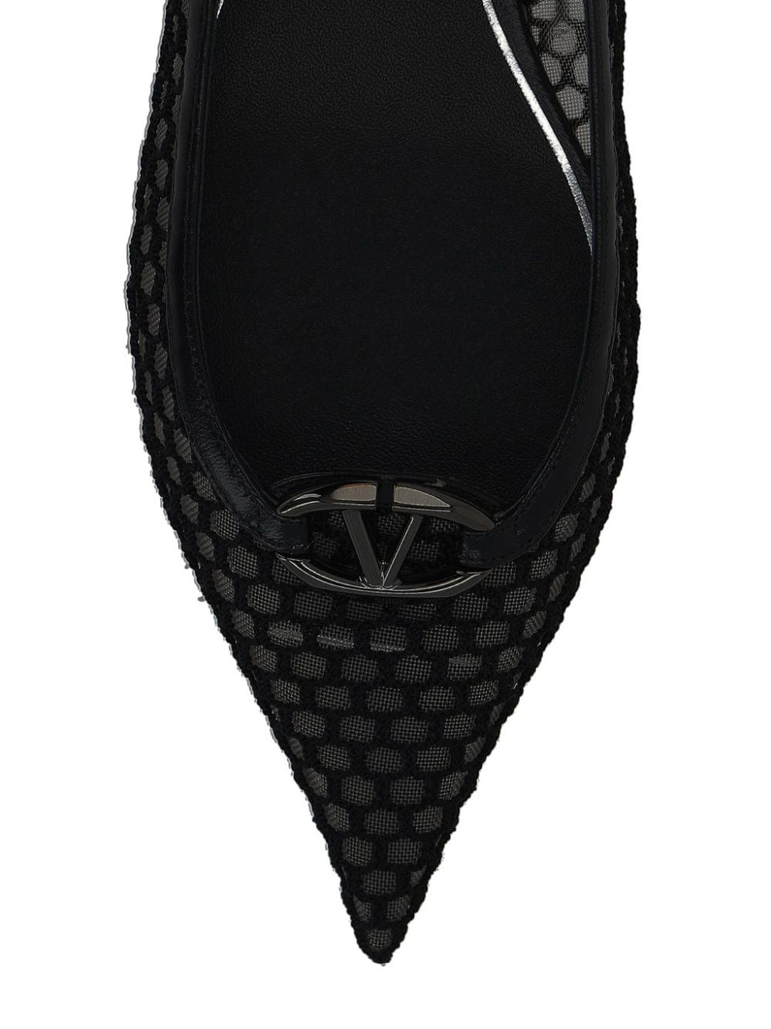 Valentino Garavani Pointed Slingback Ballet Flats 20 Mm Heeled shoes - Black | 72893b8274098fc1b2f4bfb268096435e8be9891