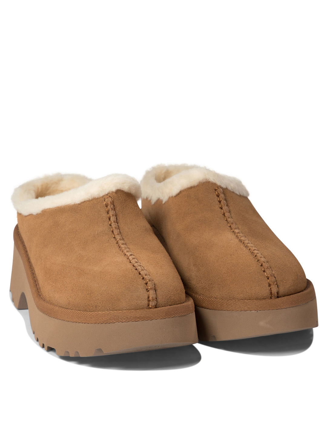 Ugg New Heights Cozy Loafers & Slippers - Beige | abb760e466565a4dd8569563047ab3701411f038