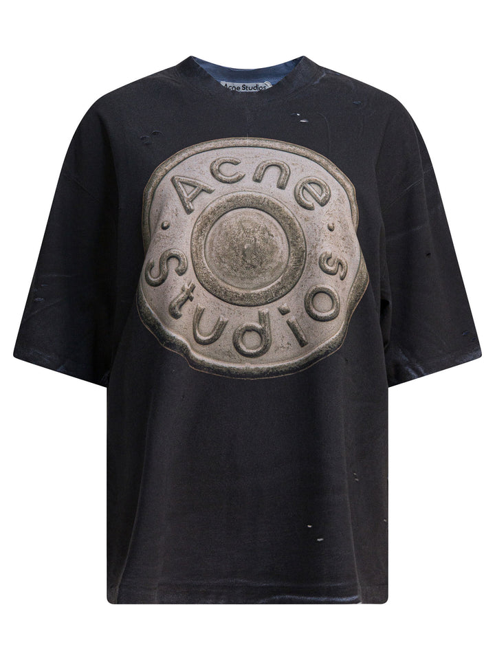 Acne Studios  T-shirts - Black | a73d1ecb7b40a048f1b8b4f063a451fc024c3ca9