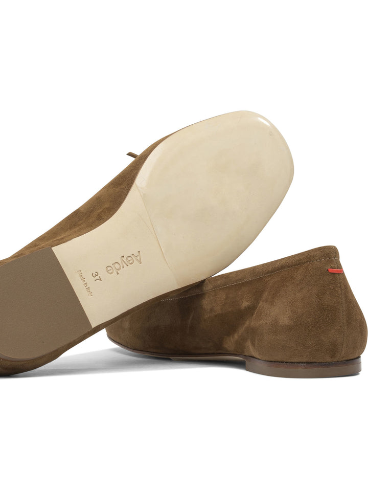 Aeyde Delfina Ballerinas - Brown | 4bb77a314849dd959855c0f6330e78c37fc5c161
