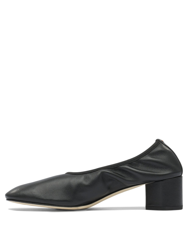 Aeyde Gemma 45 Mm Heeled shoes - Black | 35797d95950b1fbecd3d083856e77b4a7d21b052