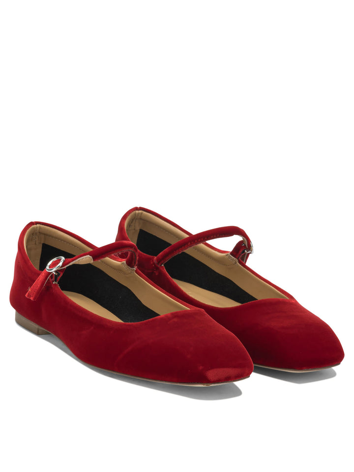 Aeyde Uma Ballerinas - Red | 8b4c7d68ddd571ec07f516baaf08ce5a0add7d2f