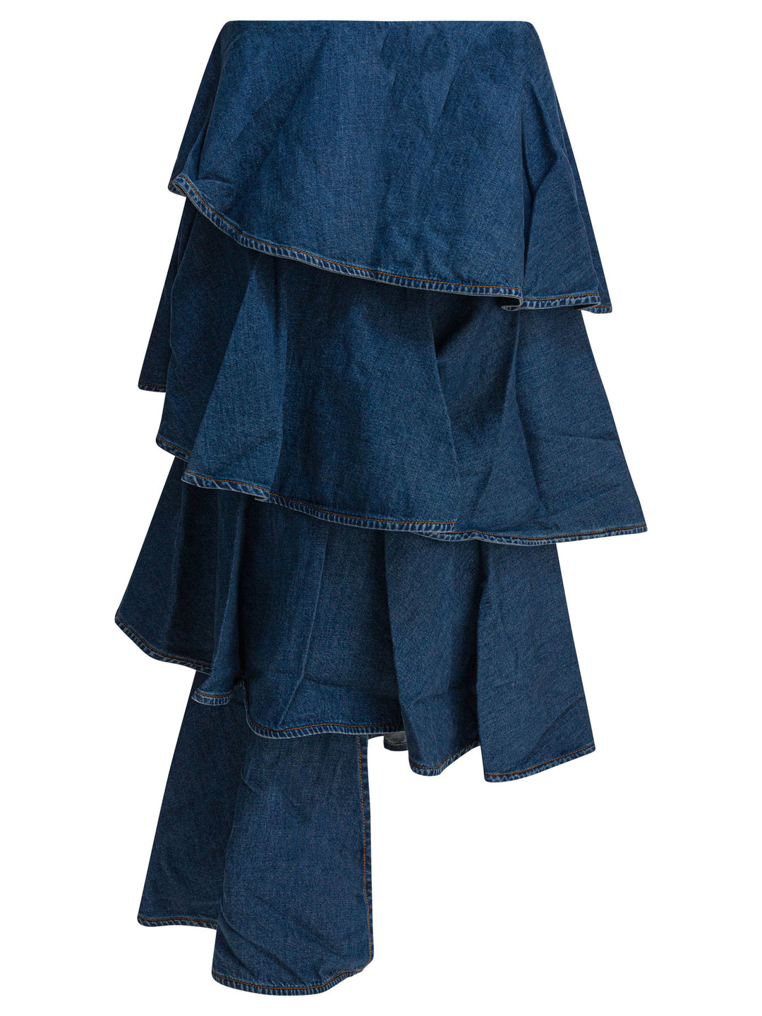 AlaïA Spiral Skirt Skirts - Blue | 0a162bd8028e35d389fbafbfe0660bc062e5f229