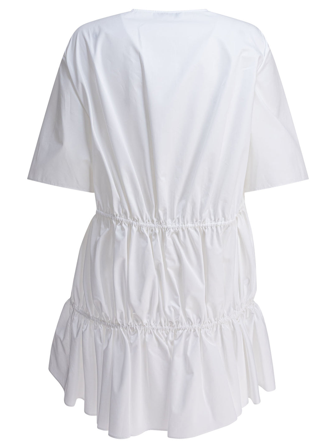 AlaïA Cotton Poplin Dress Dresses - White | cab106ca06d3726c9ab537c503c4ae9160d8a9db