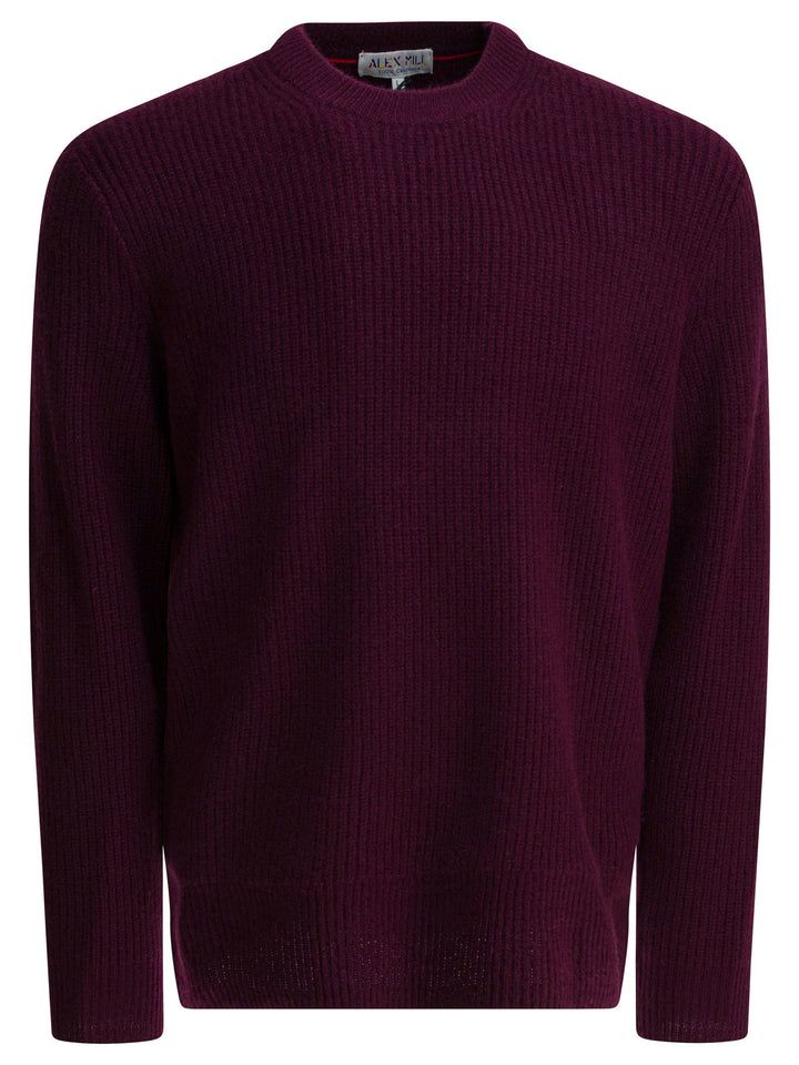 Alex Mill Jordan Knitwear - Bordeaux | 4d372029dcfbc812f2bca82e61853934553de888