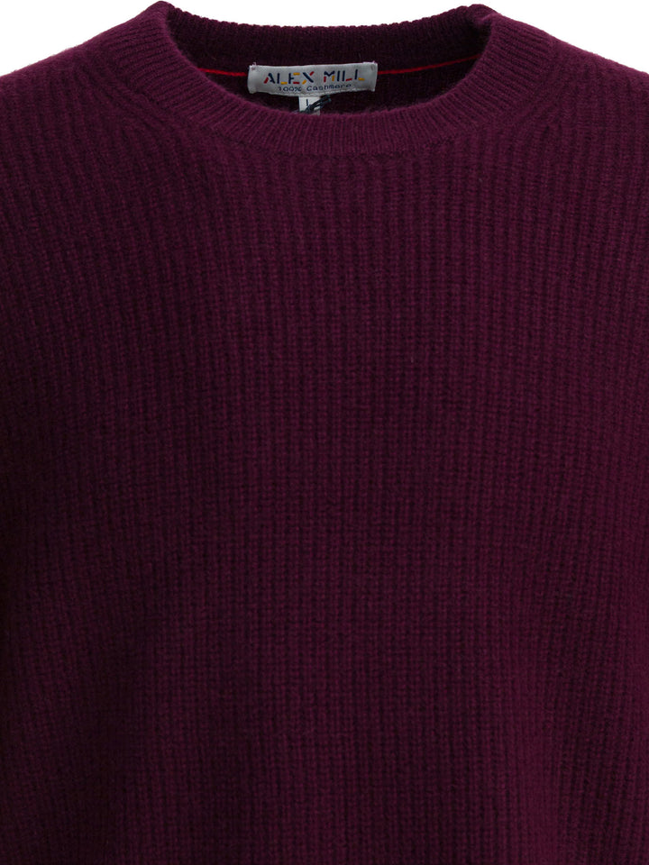 Alex Mill Jordan Knitwear - Bordeaux | 96d33e0ed310969e6146491920f668f23c6aedbc