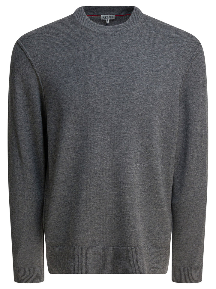 Alex Mill Reverse Seam Knitwear - Grey | a9f6550c0797ef40992e923a3907ce9de3ba7b38