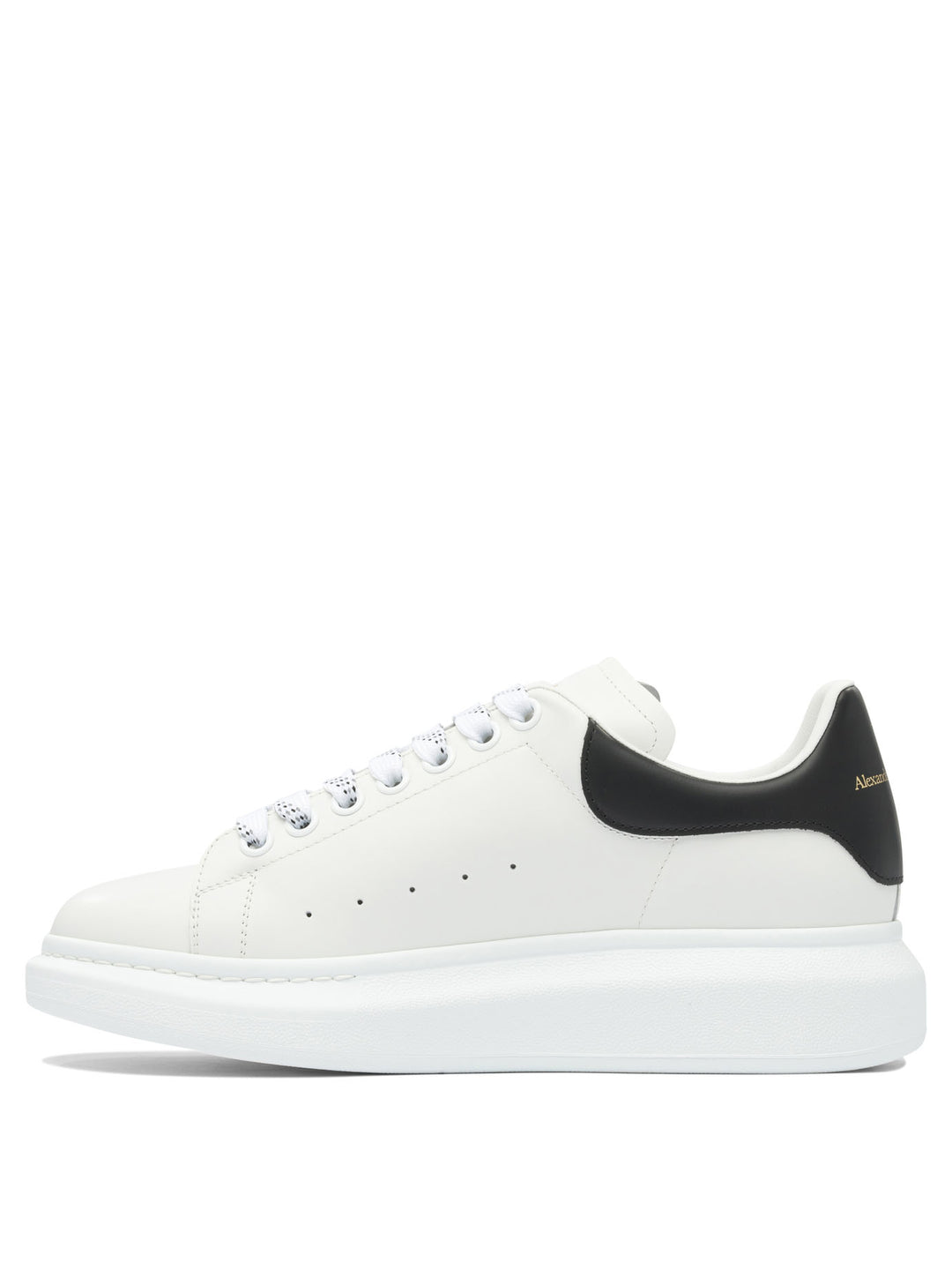 Alexander Mcqueen Leather Upper And Rubber Sole Sneaker Sneakers & Slip-On - White | 85dc83f939a8d98b3b69272d4b5dd375952d1a77