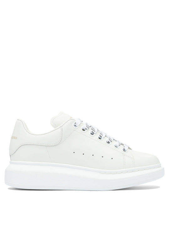 Leather Upper And Rubber Sole Sneaker Sneakers & Slip-On White