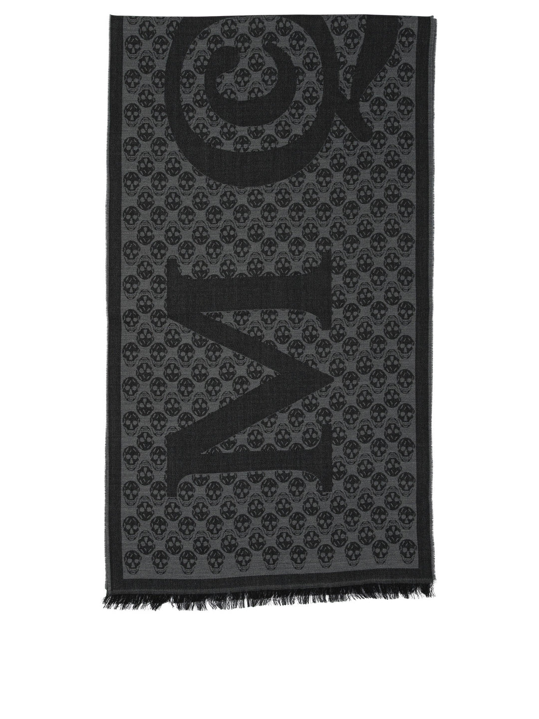 Alexander Mcqueen Scarf Multi Logo 35x190 Sciarpe & Foulard - Grey | 06e7757b06d188d6697b846eb32197ba1d6aa18a