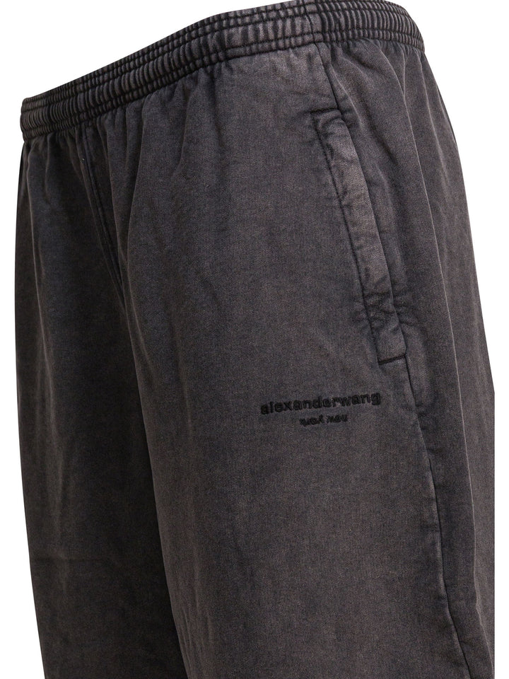 Alexander Wang Articulated Leg Sweatpant Trousers - Black | 668811ba5e16f1d7b9b890ec7b8f823311a9eb08