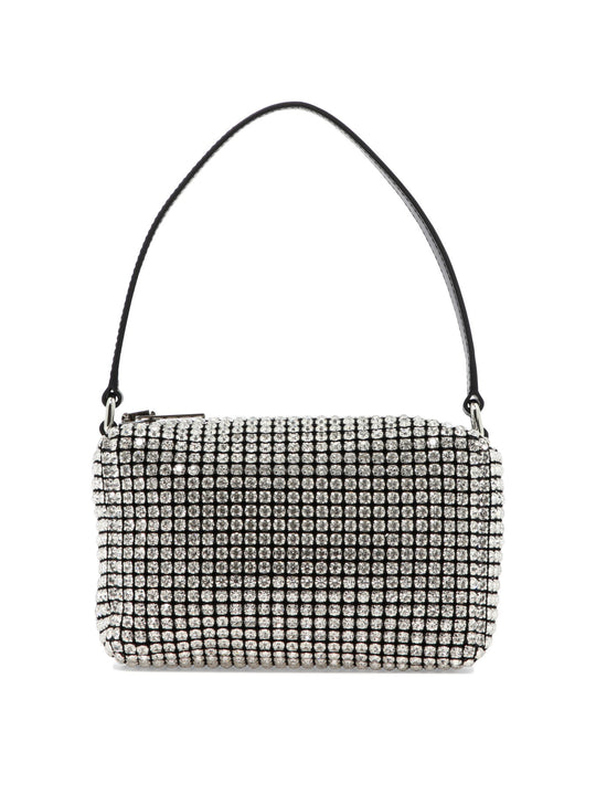 Heiress Medium Pouch Shoulder Bags Silver