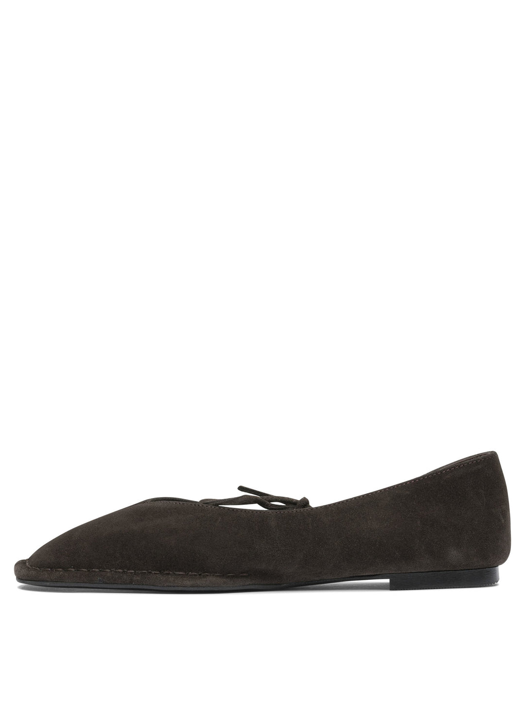 Alohas Sway Suede Coffee Brown Leather Ballet Flats Ballerinas - Brown | 36b1a35141cb204817231018d2d72c45cea61b15