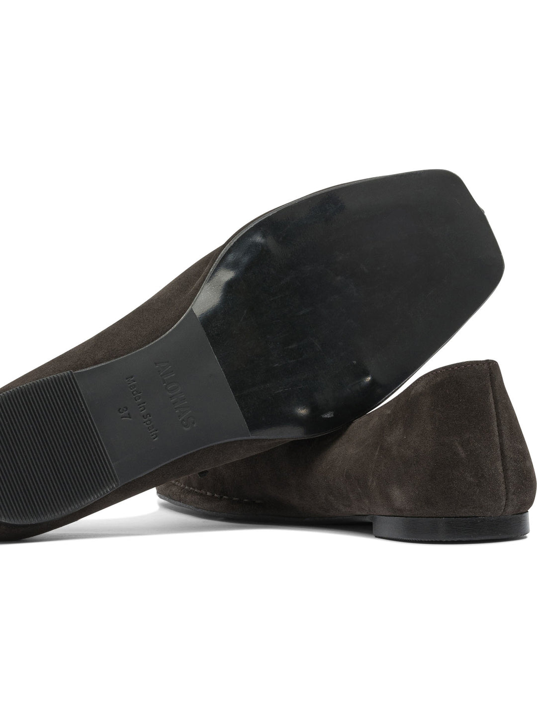 Alohas Sway Suede Coffee Brown Leather Ballet Flats Ballerinas - Brown | 1bfc9a46b8bb53b23d57389d9930e7b92a336a06