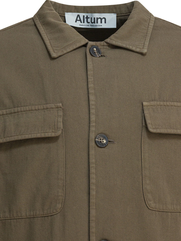 Altum Cotton Overshirt Jacket Jackets and Coats - Green | 700c87ae87fbc5b91cc4bd76853924ed3a941911