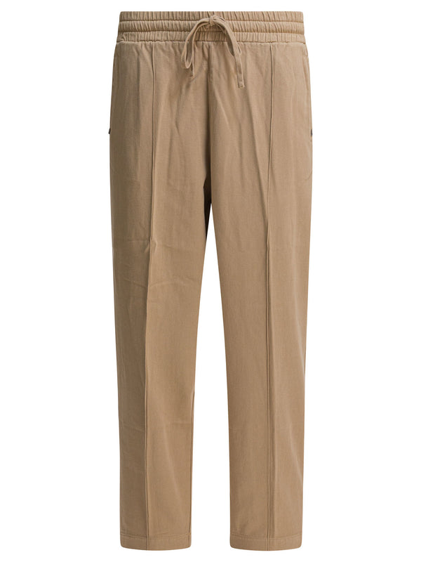 Drawstring Pants Trousers Beige