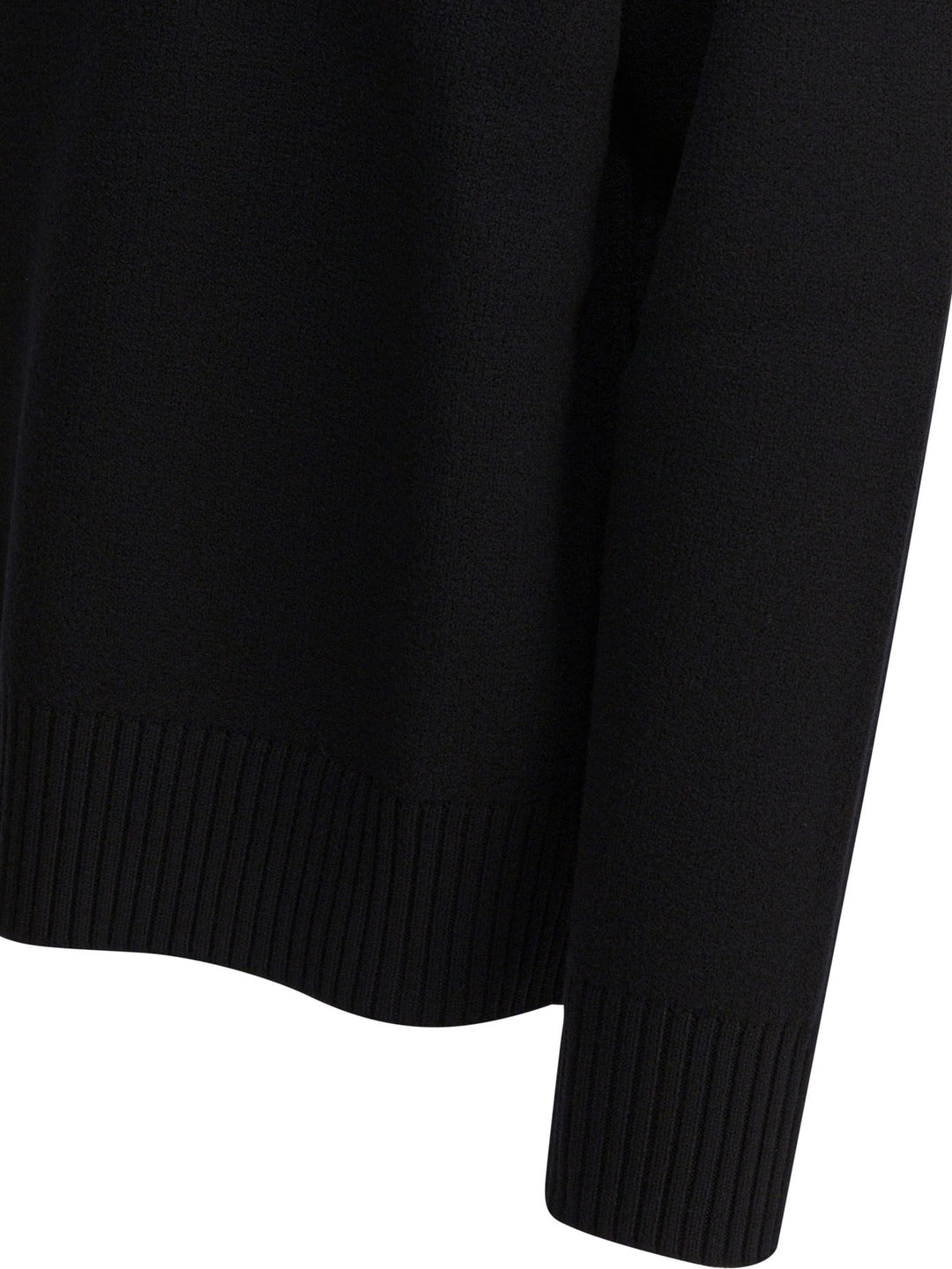 Ami Paris Ami De Coeur Knitwear - Black | bcc23247cd5ecafb12167fbd6d07a000c69cc116