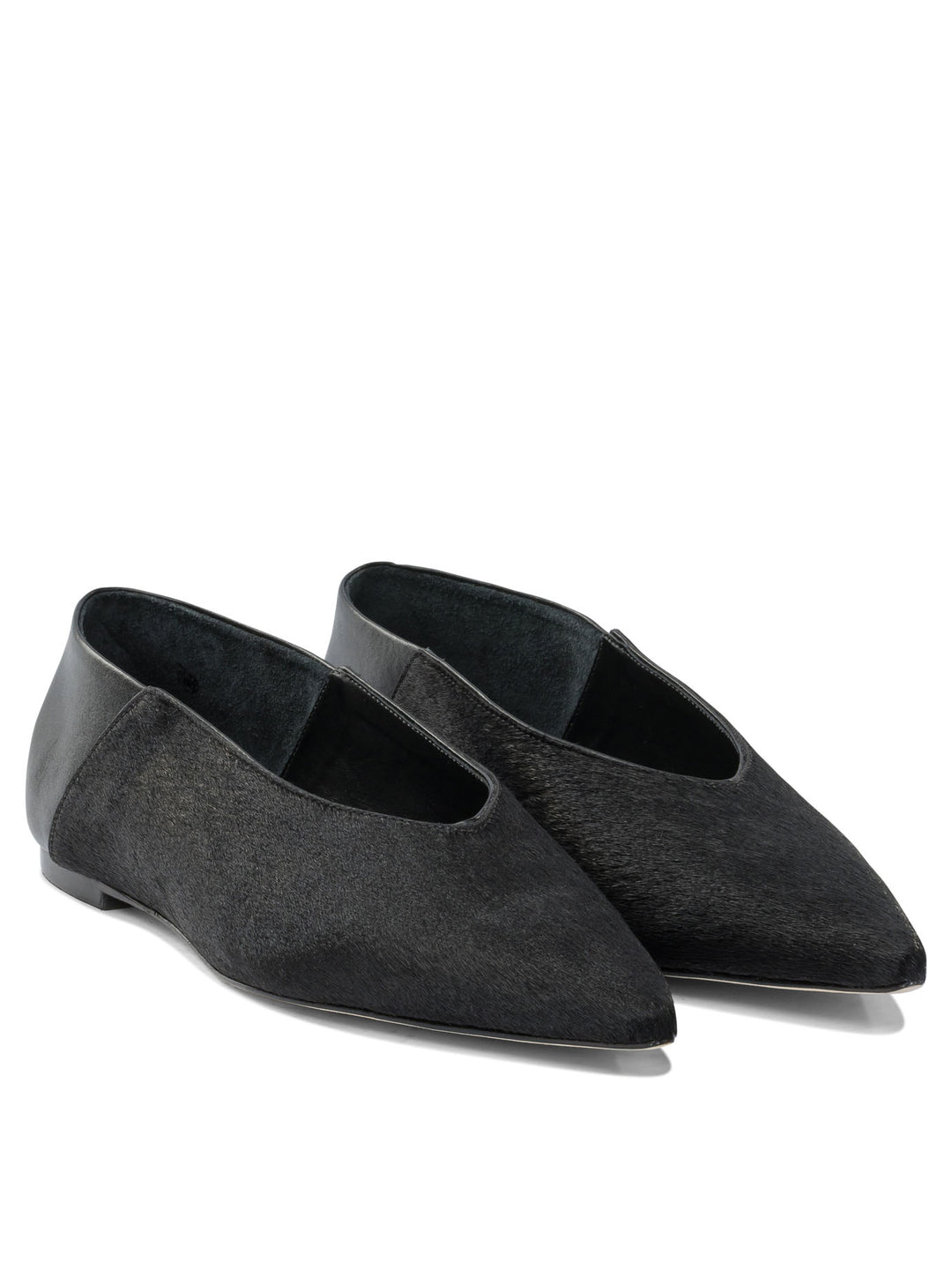 Ammb Milano Cavallino Ballerinas - Black | 6b256872eb7d41ced31f60e2ade59d792578af14