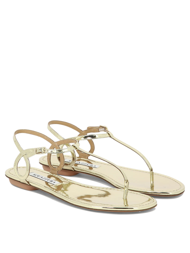 Aquazzura Almost Bare Sandals - Gold | 5382c0e4716d19074228f119f358552b4d6da763